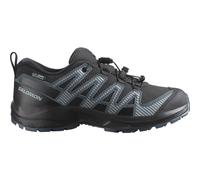 Salomon - Wasserfeste Wanderschuhe - XA Pro V8 WP J Black / Turbulence / Quarry - Kindergröße 37 - schwarz schwarz 37