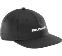 Salomon Logo Flat Cap Deep Black L/XL