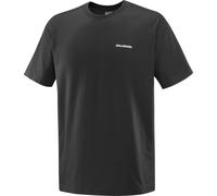 salomon chest logo rx kurzarm t shirt schwarz herren