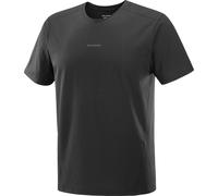 Salomon Men's Trackline Short Sleeve Tee Deep Black Deep Black/ M