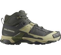 Salomon Men's X Ultra 5 Mid GORE-TEX Peat/gray Green/blue Nights 43 1/3
