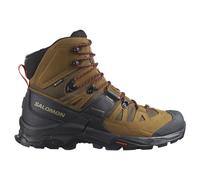 Salomon - Wanderschuhe Herren - Quest 4 Gtx Rubber/Black/Fiery Red für Herren, aus Leder - Braun Braun 10 UK