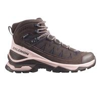 Wanderschuh SALOMON "QUEST ECHO GORE TEX", Damen, Gr. 41, schwarz coffee, shadow gray, schwarz, Leder, Textil, Schuhe Wanderschuh, wasserdicht (39607106-41) schwarz coffee, shadow gray, schwarz