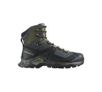Salomon - Trekkingschuhe Gore-Tex - Quest Element Gtx Black/Deep Lichen für Herren aus Leder - Größe 9,5 UK - schwarz schwarz 9.5 UK