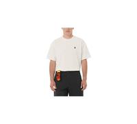 Salomon - Round Logo Graph - T-Shirt, Gr. M, weiß (WhisperWhite)