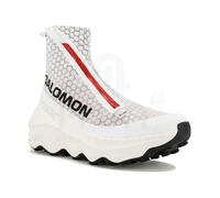 Salomon S/LAB ULTRA DUST Trailschuhe Unisex White/Fiery Red/Vanilla Ice 46 2/3