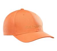 Salomon Salomon Logo Unisex Kappe Trail Running Wandern MTB Lauf, Lässiger Style, Leichtgewichtiger Komfort, Abgestimmte Passform, Orange, Einheitsgröße
