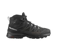 Wanderschuh SALOMON "X WARD Leather MID GORE-TEX" Gr. 39, grau (anthrazit) Schuhe Damen Wasserdicht (82374005-39)