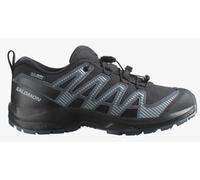 Salomon Schuhe XA PRO V8 WP Black/ Turbulence/ Quarry weiß, 37
