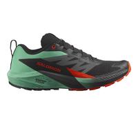SALOMON Sense Ride 5 - Herren - Schwarz / Grün / Rot - Größe 46 2/3- Modell 2025