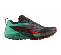 Salomon - Sense Ride 5 - Trailrunningschuhe, Gr. 49 EU 49 1/3, schwarz/rot (Black/Bay/CherryTomato)