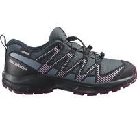 Salomon Salomon Juniors' XA Pro V8 ClimaSalomon Waterproof Neptune/Carbon/Plum Caspia Neptune. / Carbon / Plum Caspia 35