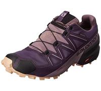 Salomon Speedcross 5 Gore-Tex Damen Trail Running wasserdichte Schuhe, Wetterschutz, Aggressiver Grip, Präzise Passform, Mysterioso, 36 2/3