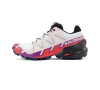 Salomon Speedcross 6 Damenschuhe L41743200-white-sparkling-grape-fiery-red Weiß;Pink 40