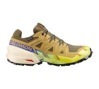 Salomon - Speedcross 6 GORE-TEX - Trailrunningschuhe, Gr. 49 EU 49 1/3, beige (GrapeLeaf/AspargusGreen/AcidLime)
