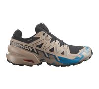 Salomon - Speedcross 6 GORE-TEX - Trailrunningschuhe, Gr. 49 EU 49 1/3, schwarz/blau (Black/DesertTan/MykonosBlue)