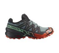 Salomon Speedcross 6 GTX - Trailrunning-Schuhe - Herren 11 UK Black/Green/Orange