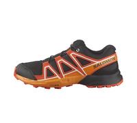 Salomon Wanderschuhe Speedcross Kinder Schwarz/CherryTomato/Turmeric Gr. 34