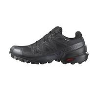 Salomon Speedcross Gore-Tex Wasserdichte Damen Trail-Laufschuhe, Wetterschutz, Aggressiver Grip, Präzise Passform, Black, 39 1/3