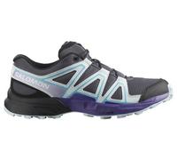 salomon speedcross trailrunning schuhe grau blau kinder