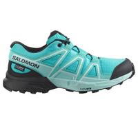 Salomon Wanderschuhe Speedcross WP wasserdicht Kinder Blue Curacao/Black/Iced Aqua Größe 34