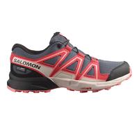 Salomon Speedcross ClimaSalomon Waterproof Kinder Schuhe dunkelgrau rot - 39