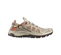 Salomon Women's Techamphibian 5 White Pepper/Bleached Sand/Living Coral White Pepper / Bleached Sand / Living Coral 36 2/3