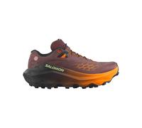 Salomon Damenlaufschuhe Ultra Glide 4, Urban Chic / Black / Lime Cream - dunkelrot / 38
