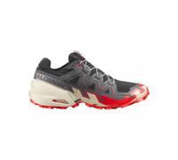 SALOMON Speedcross 6 - Herren - Grau / Schwarz / Rot - Größe 46 2/3- Modell 2026