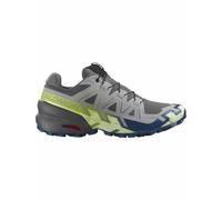 Salomon - Traillaufschuhe - Speedcross 6 M Castlerock / Lime Cream / Poseidon für Herren - Größe 44 2/3 - Grau Grau 44 2/3