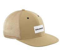 Salomon Trucker Cap Unisex, mutig aber vielseitiger Stil, recyceltes Material, Komfort und Atmungsaktivität, Gelb, L/XL