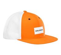 Salomon Trucker Unisex Flache Kappe Trail Running Wandern MTB Lauf, Auffällig und vielseitig, Mit Recyclingmaterial, Atmungsaktiver Komfort, Orange, M/L