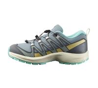 Salomon Unisex Junior's XA Pro V8 Mid wasserdichte Trailrunning-Schuhe für Kinder, Trooper/Turbulence/Aruba Blue, 1 Big Kid