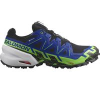 Salomon Unisex Spikecross 6 GORE-TEX Black/Surf The Web/Green Gecko 46