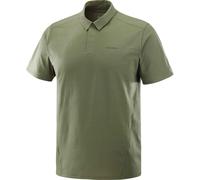 Salomon - Vielseitiges Wander-Poloshirt - Trackline Polo M Grape Leaf für Herren - Größe M - Grün Grün M