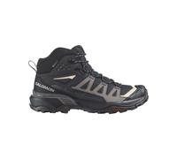 Salomon - Wanderschuhe aus GORE-TEX - X Ultra 360 Mid Gtx W Black/Plum Kitten/Shale für Damen aus Leder - Größe 4,5 UK - schwarz schwarz 4.5 UK