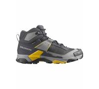 Salomon - Wanderschuhe aus GORE-TEX - X Ultra 5 Mid GTX M Asphalt / Monument / Spicy Mustard für Herren - Größe 7,5 UK - Grau Grau 7.5 UK