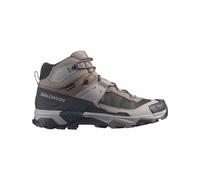 Salomon - Wanderschuhe aus GORE-TEX - X Ultra 5 Mid GTX M Iron/Dark Navy für Herren - Größe 41 1/3 - Grau Grau 41 1/3