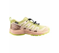 Salomon - Wanderschuhe für Tageswanderungen - Kinder - XA Pro V8 WP J - XA Pro V8 WP J Endive/Burro/Almond - Kindergröße 34 - Gelb Gelb 34
