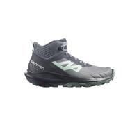 Salomon - Wanderschuhe für Tageswanderungen - Outpulse Mid Gtx W Ebony/Quiet Shade/Ebony für Damen - Größe 36 - Grau Grau 36