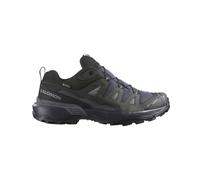 Outdoorschuh SALOMON "X ULTRA 360 LEATHER GORE-TEX", Damen, Gr. 40, blau (turbulence), Nubukleder, Synthetik, Schuhe Outdoorschuh, wasserdicht (72722317-40) turbulence