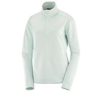 Salomon - Women's Sntial Midfleece Half Zip - Fleecepullover, Gr. XXL, grau/weiß (MistyBlue)