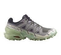 Salomon - Women's Speedcross 6 - Trailrunningschuhe, Gr. 36.5 EU 36 2/3 - Regular, castlerock /grün (Castlerock/VanillaIce/SmokeGreen)