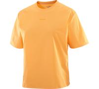 Salomon Women's Trackline Short Sleeve Tee Warm Apricot L
