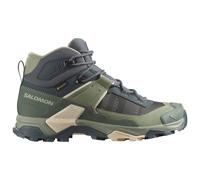 Salomon - Women's X Ultra 5 Mid GORE-TEX - Wanderschuhe, Gr. 43 EU 43 1/3, grau/oliv (Turbulence/SedonaSage/TenderPeach)