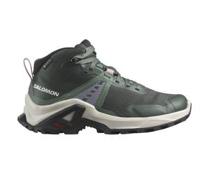 Salomon X Raise Mid GTX Kinder Multifunktionsschuhe, grün, Größe 33 33