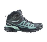 salomon x ultra 360 mid gtx wanderschuhe grau blau damen 38