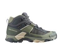 salomon x ultra 5 mid gtx outdoor schuhe khaki rosa damen 43.1/3