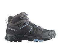 salomon x ultra 5 mid gtx wanderschuhe grau blau fur damen 39.1/3
