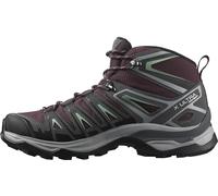 Salomon X Ultra Pioneer Mid Gore-Tex Damen Wanderschuhe, Alle Wetterbedingungen, Sicherer Fußhalt, Stabil und gedämpft, Wine Tasting, 38 2/3